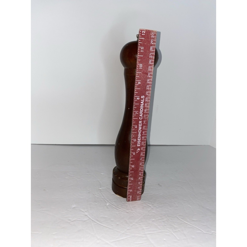 Cole & Mason England Pepper Grinder Mill Dark Brown Wood 12" - Picture 6 of 6